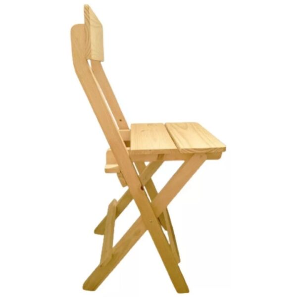 Silla Plegable Cuadrada Natural: Auxiliar, Funcional y Multiuso en un Solo Diseño - Imagen 3