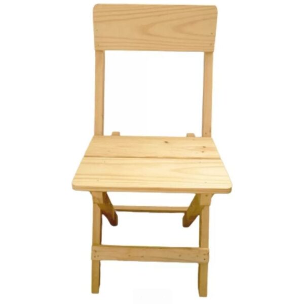 Silla Plegable Cuadrada Natural: Auxiliar, Funcional y Multiuso en un Solo Diseño - Imagen 2