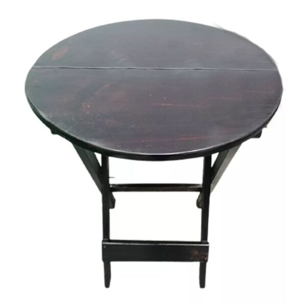 Mesa Plegable Redonda Rústica: Comodidad y Funcionalidad en un Solo Diseño - Imagen 2