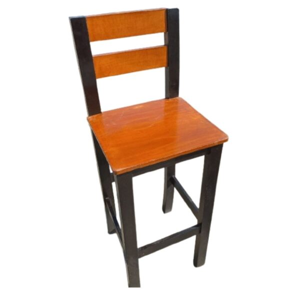 Banco Modelo Barra Playero en Color Caramelo de Madera Pino y Capirona: Diseño Auxiliar