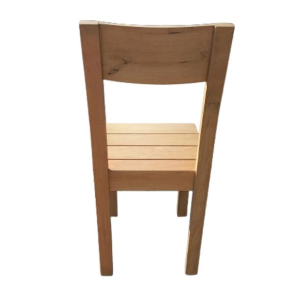 Silla Playera 1 Sola C Asiento Parrilla Natural Madera Capirona: Diseño Auxiliar - Imagen 4