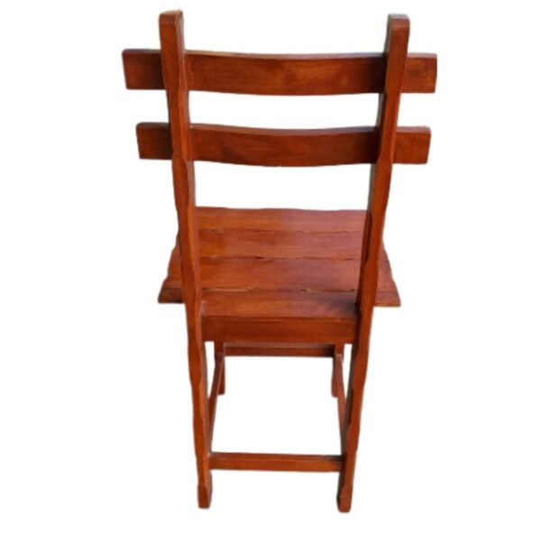 Silla Modelo Chibola Color Caramelo Madera Capirona: Diseño Auxiliar - Imagen 2