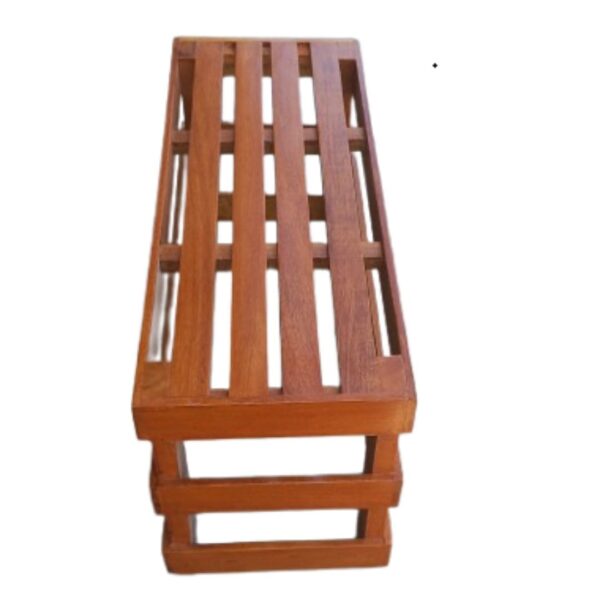 Banco Modelo Palet Natural Madera Huayruro: Diseño Auxiliar - Imagen 2