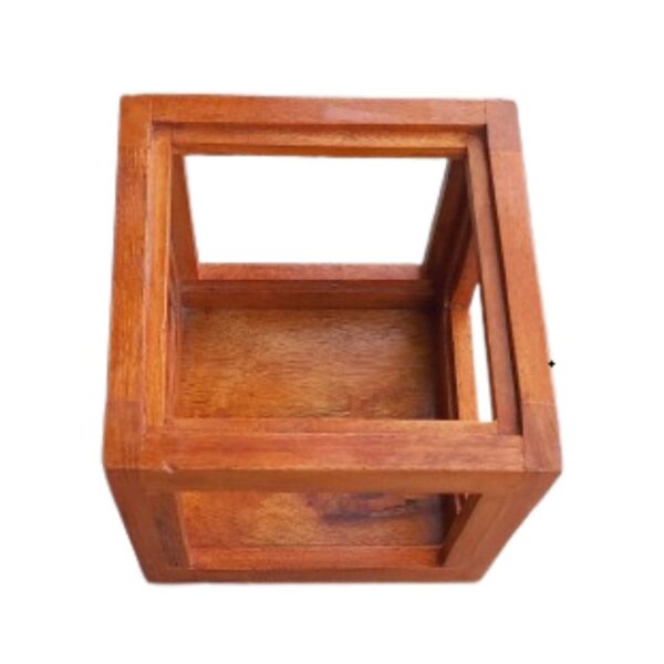 Cubos Modelo Decorativos de Color Natural y Madera Huayruro: Diseño Auxiliar - Imagen 2