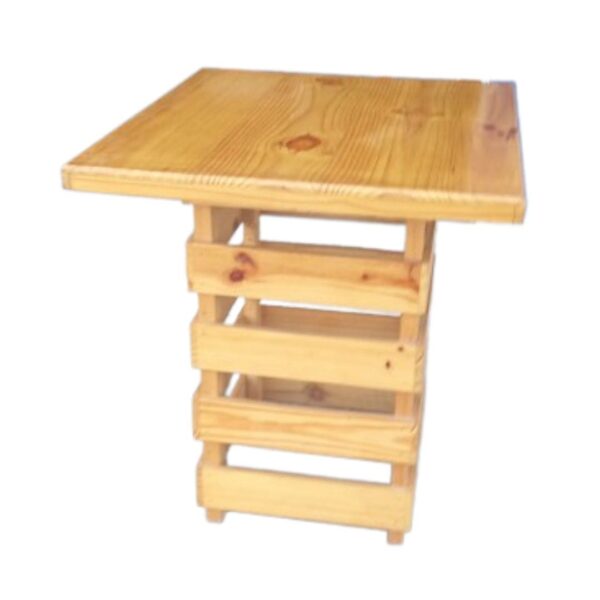 Mesa Modelo Palet de Color Natural y Madera de Pino: Comodidad en un Solo Diseño - Imagen 5