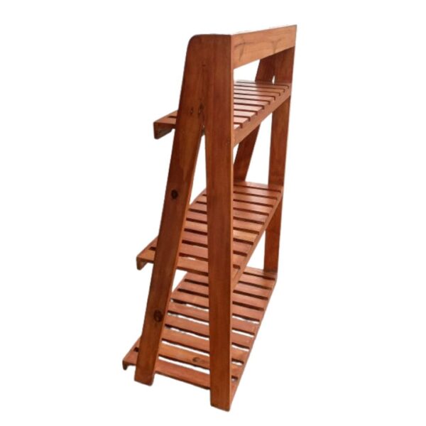 Estante Modelo Multifunción de Color Caramelo y Madera Capirona: Diseño Auxiliar