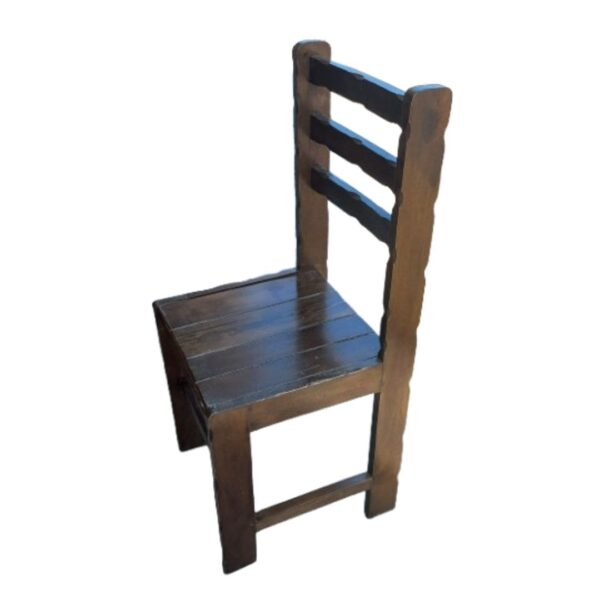 Silla Rancheras con Piquetes Rústico de Madera Capirona: Diseño Auxiliar