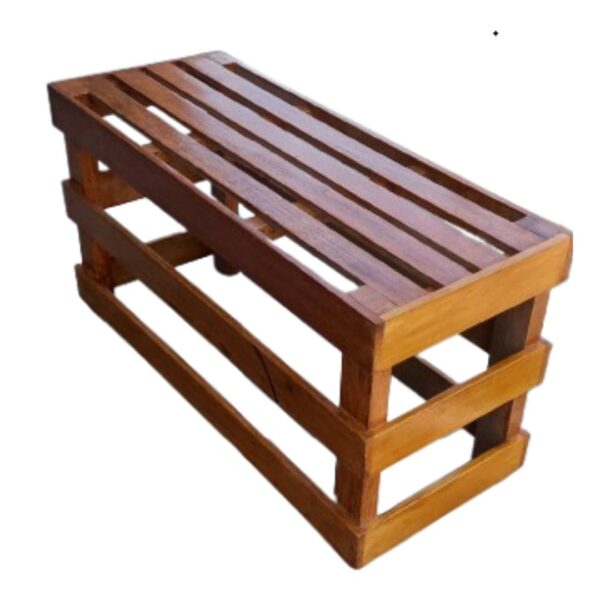 Banco Modelo Palet Natural Madera Huayruro: Diseño Auxiliar