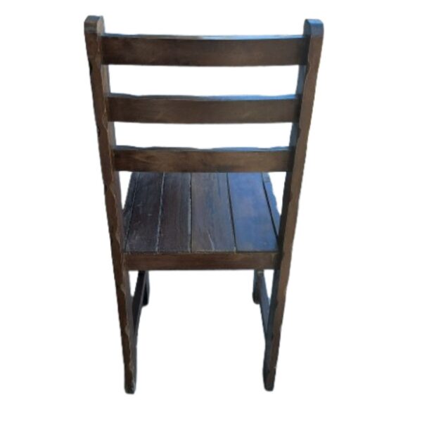 Silla Rancheras con Piquetes Rústico de Madera Capirona: Diseño Auxiliar - Imagen 2