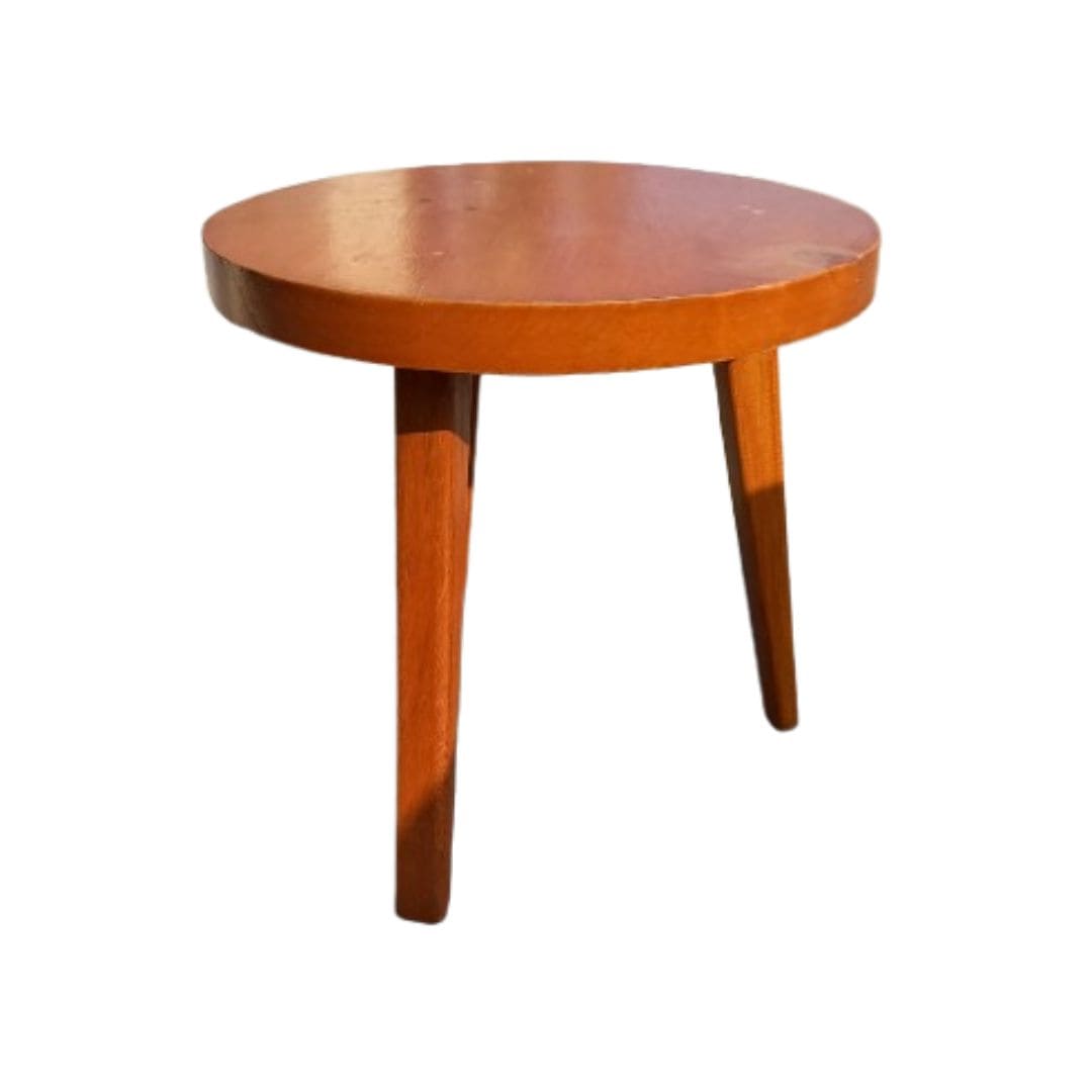 Mesa de Centro Redonda Caramelo Capirona - 1 Pulgada Tablero Pino: Comodidad en un Solo Diseño - Imagen 3