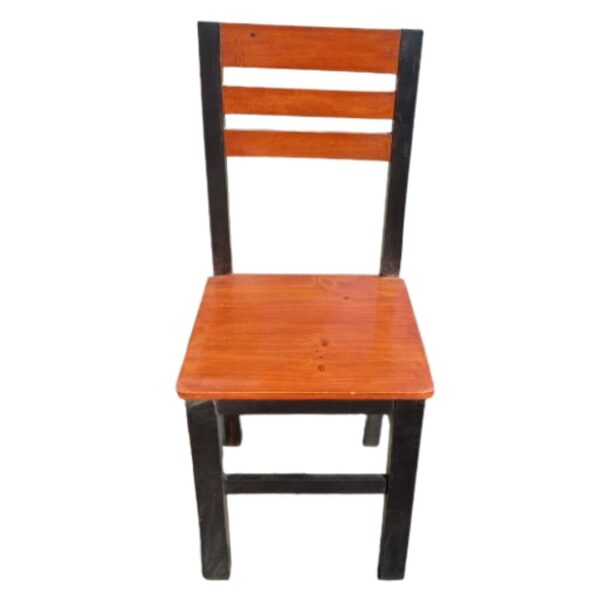 Silla Modelo Playera en Color Caramelo y Nogal de Madera Pino y Caramelo: Diseño Auxiliar