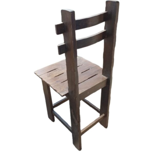 Silla Modelo Mamá Color Rústica Madera Capirona: Diseño Auxiliar - Imagen 3